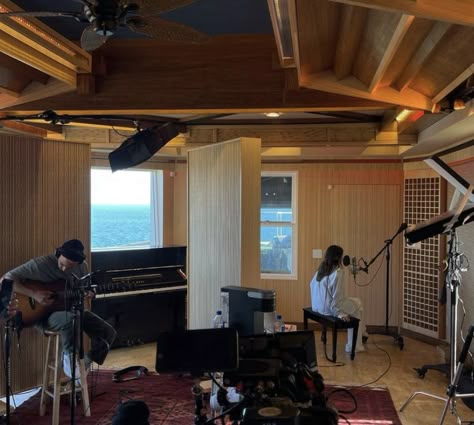 Recording Studio Aesthetic, Home Recording Studio Setup, Recording Studio Setup, Home Music Rooms, Lexi Jayde, Music House, Music Rooms, Music Studio Room, Earthy Home