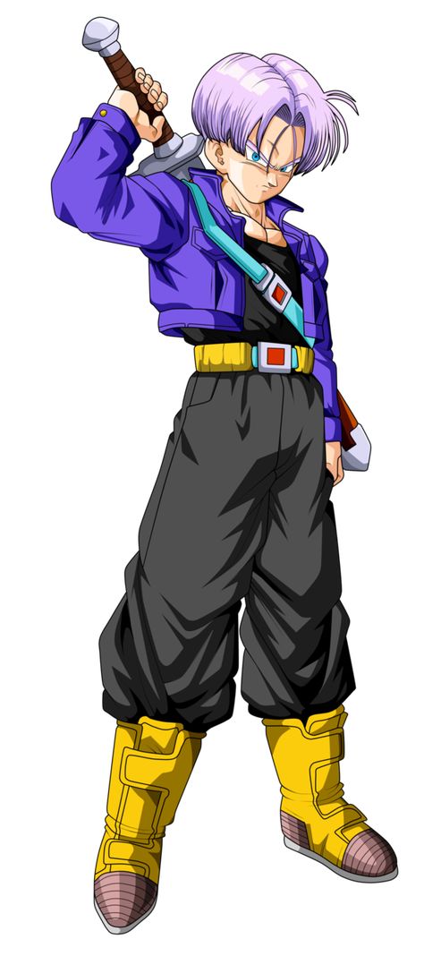 Trunks Super Saiyan, Trunks Dbz, Goku Super Saiyan Blue, Ball Character, Dragon Z, Dragon Ball Tattoo, Dbz Characters, Future Trunks, Dragon Ball Super Goku