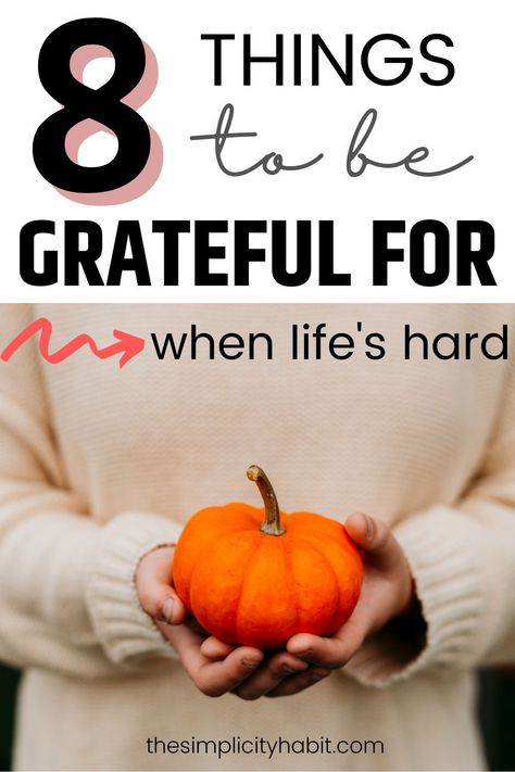 Having trouble feeling thankful this season? Read on for 8 things to be grateful for when life's hard. You can still start a gratitude practice even when life circumstances are challenging. #gratitude #thankful Stop Bad Habits, Create A Morning Routine, Gratitude Thankful, Simple Diy Crafts, Feeling Thankful, Gratitude Practice, Put Things Into Perspective, 100 Questions, A Morning Routine