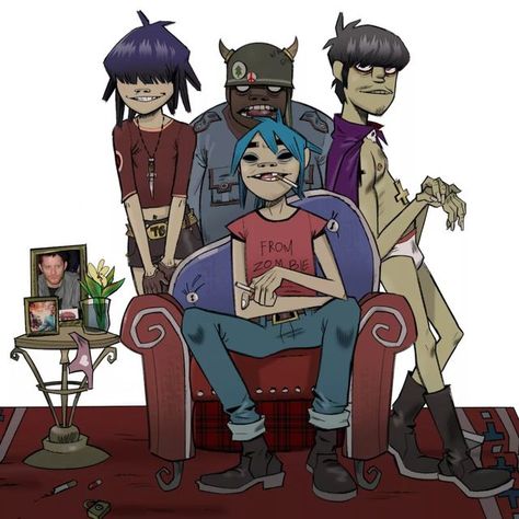 Gorillaz Oc, Murdoc Gorillaz, Jamie Hewlett Art, Gorillaz 2d, Gorillaz Noodle, 2d Gorillaz, Murdoc Niccals, Gorillaz Fan Art, Russel Hobbs