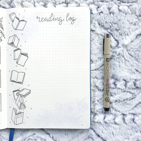 Bullet Journal Reading Log, Reading Bujo, Reading Bullet Journal, Book Bullet Journal, Bullet Journal 2024, 2024 Bullet Journal, Reading Journal Ideas, Book Journal Ideas, Bullet Journal Work