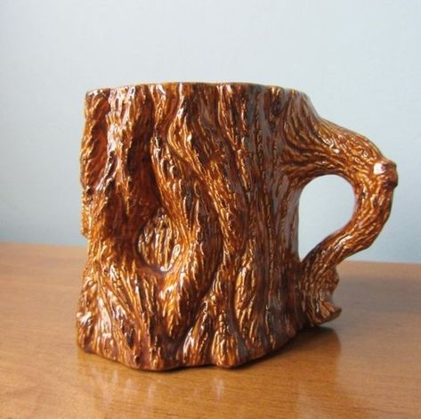 Ceramic Tree, Mug Tree, Tree Lover, Clay Mugs, Ceramics Pottery Art, Mug Collection, Tree Stump, Ceramic Tableware, Ceramics Ideas