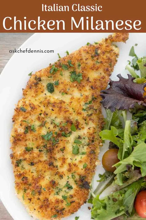 Lunch Italian, Milanese Recipe, Saltimbocca Recipe, Bean Soups, Chicken Milanese, Chicken Saltimbocca, Chicken Cutlet, Chicken Schnitzel, Chicken Salad Recipe