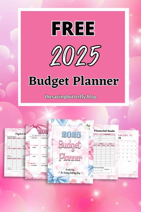 If you are ready to take your 2025 finances to the next level, and want to budget like a pro, grab the free 2025 Budget Planner! 2025 Budget Planner, Free Finance Planner, Budgeting Finances Printables Free, Budget Binder Free Printables, Budget Planner App, Budget Binder Free, Savings Plan Printable, Free Budget Planner, Printable Budget Sheets