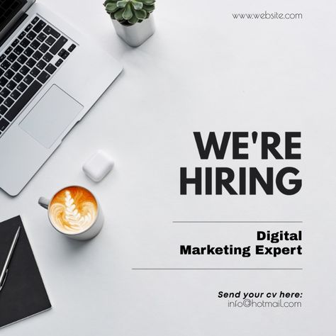 We Are Hiring | PosterMyWall Linkedin Hiring Post, Digital Marketing Hiring Poster, We’re Hiring Poster, Job Posting Design, We Are Hiring Creative Poster Design, Hiring Poster Design Ideas, We Are Hiring Creative Ads, Hiring Creative Ads, Creative Hiring Post