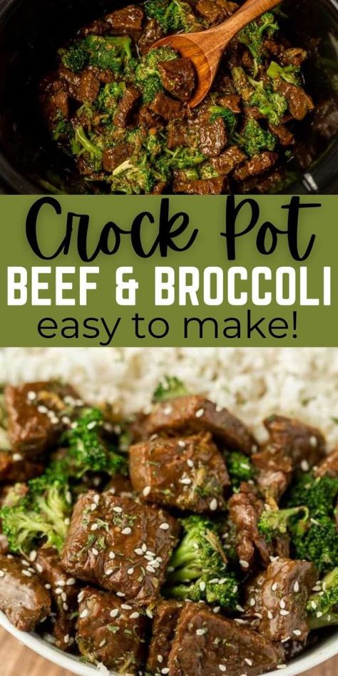 Keto Beef Tips Recipes Crockpot, Healthy Crockpot Steak Recipes, Meat And Veggie Lunches, Easy Beef Crockpot Dinners, Brocoli Beef Crockpot Recipes, Crock Pot With Stew Meat, Dinner Ideas With Stew Meat Crock Pot, Asian Beef Stew Slow Cooker, Crockpot Recipes With Steak Meat