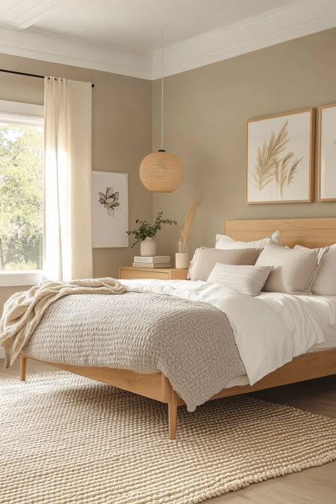 ♥ Are you dreaming of a cozy Scandinavian retreat? Dive into the peaceful atmosphere of this Scandinavian Bedroom, featuring the perfect blend of hygge elements and modern design. Get inspired by the serene Nordic style and refresh your home bedroom with a touch of Scandinavian decor. 🛏️✨ #ScandinavianStyle #Hygge #BedroomDecor #InteriorDesign #CozyHome Guest Room Scandinavian Style, Small Bedroom Scandinavian Style, Modern Scandi Bedroom, Scandinavian Style Bedroom Inspiration, Cosy Scandi Bedroom, Coastal Scandinavian Style Bedroom, Nordic House Decor, Bedroom Scandinavian Style Cozy, Modern Scandinavian Interior Bedroom