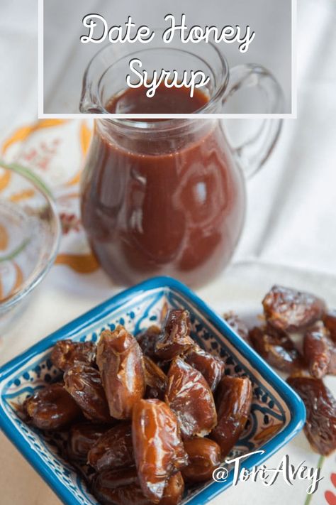 Date Honey Recipes, Date Syrup Recipe, Date Syrup Recipes, Date Honey, Rosh Hashanah Recipes, Date Syrup, Daniel Fast Recipes, Homemade Syrup, Date Recipes