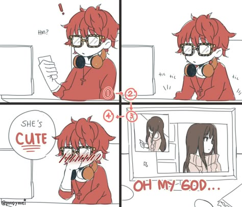 707 X Mc, Mystic Messenger Funny, Luciel Choi, Mystic Messenger Game, Messenger Games, Mystic Messenger Comic, Mystic Messenger Fanart, Saeyoung Choi, Mystic Messenger Memes