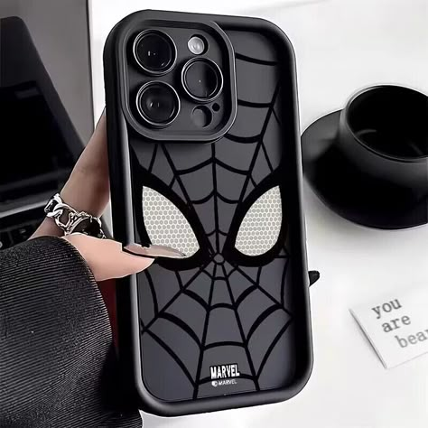 Protect your phone in style with this Spider Man case! 🕷️📱 Available for iPhone models 11 and up, this lightweight, shockproof, and anti-scratch acrylic cover is perfect for any Marvel fan. 🦸‍♂️🦸‍♀️ Get your hands on this unbranded case now and show off your love for Spider Man. 🤩 #SpiderManCase #iPhoneCase #MarvelFan #ProtectiveGear #AcrylicCover #Unbranded #SuperheroVibes 🦸‍♂️🕸️📱 Spiderman Phone Case, Cartoon Spider, Lg Phone Cases, Marvel Cartoons, Color Cartoon, Web Patterns, Huawei Case, Pretty Iphone Cases, Pretty Phone Cases