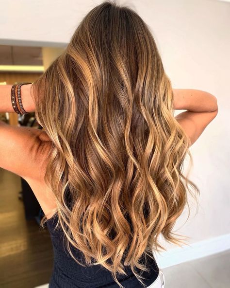 Strawberry Brown Hair, Golden Highlights Brown Hair, Best Balayage, Balayage Hair Color Ideas, Balayage Ideas, Strawberry Blonde Highlights, Golden Brown Hair, Balayage Hair Color, Balayage Technique