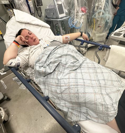 EXCLUSIVE: Woman, 35, hospitalized with heart condition reveals 1st symptom she almost ignored — TODAY A Woman In The Hospital, Woman In Hospital, Taking A Nap, Heart Conditions, In Hospital, In The Hospital, Take A Nap, The Hospital, Health Issues