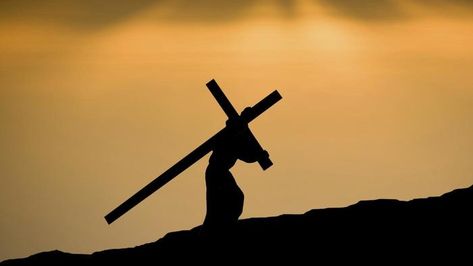 How many times did Jesus fall carrying the cross? | Reference.com Jesus Carrying Cross, Good Friday Message, Carrying Cross, Good Friday Images, Holy Friday, Good Friday Quotes, Cross Silhouette, Friday Messages, Happy Good Friday