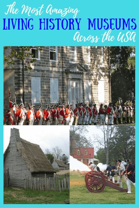 Homeschool Field Trips, Living History Museum, Us Road Trip, Road Trip With Kids, American Road Trip, Family Road Trips, Road Trip Planning, Usa Travel Destinations, On The Road Again