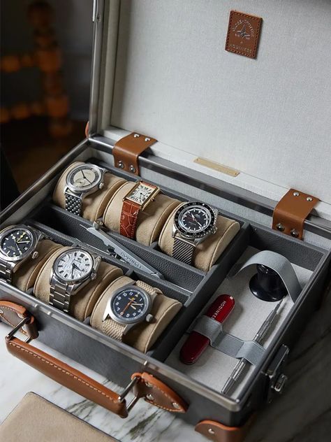 Globe-Trotter x Hodinkee | Journal | Globe-Trotter In Spectre, London Square, Watch Cases, Nature Color Palette, Luxury Timepieces, Trotter, Travel Wardrobe, Unusual Design, Foam Cushions