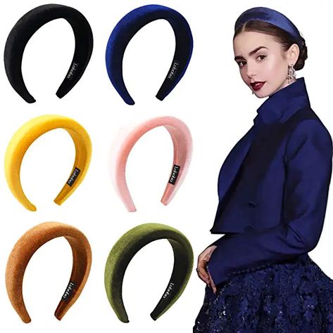 Amazon.com: padded hairband Bad B Outfits, Thick Natural Hair, Headbands Women, No Slip Headbands, Trendy Headbands, Perfect Ponytail, Hair Styling Accessories, Padded Headband, Velvet Hair