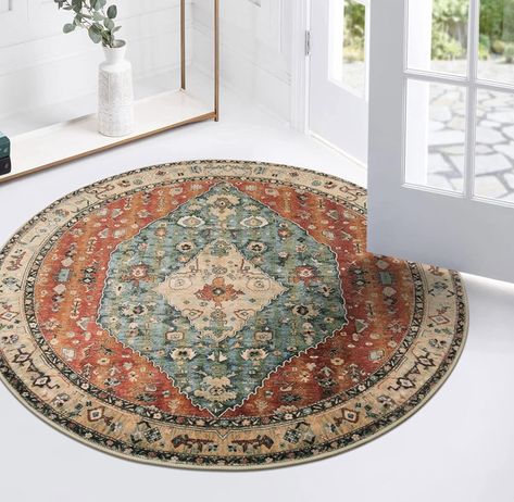 Boho Chic Entryway, Dining Room Area Rugs, Nursery Carpet, Dining Room Area, Soft Bedroom, Rugs Boho, Boho Curtains, Chic Rug, Round Area Rugs