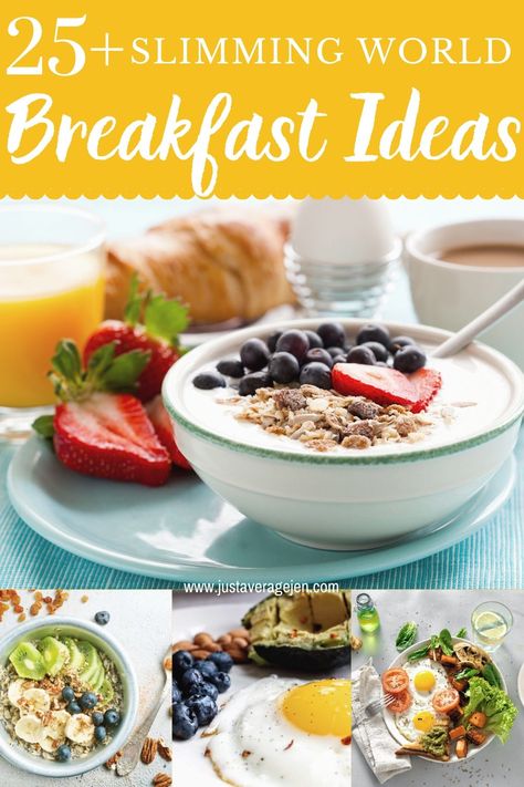 25+ Slimming World and Healthy Breakfast Ideas - This post is packed full of ideas for healthy breakfasts which the whole family can enjoy. If you're following a weight loss diet then start the day in the right way with these low calorie, low fat and low sugar ideas. #healthy #slimmingworld #lowsyn #synfree #weightloss #healthy #lowcalorie #breakfast Slimmingworld Breakfast Ideas, Slimmingworld Breakfast Recipes Uk, Slimmingworld Recipes Uk, Savoury Breakfast Ideas, Uk Breakfast, Sw Recipes, Ways To Cook Eggs, Healthy Breakfast On The Go, Savoury Snacks