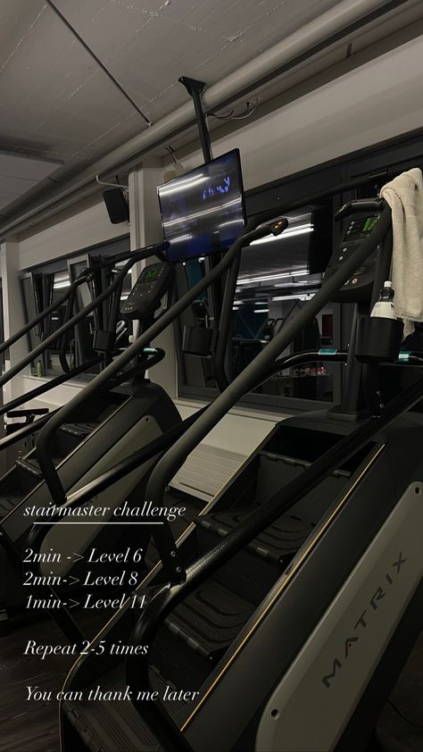 Gym Stairs Workout, Stairmaster Aesthetic Gym, Stair Master Aesthetic, Stairmaster Aesthetic, Winter Arc Aesthetic Gym, Stairmaster Challenge, Gym Stairmaster, Gym Photos Aesthetic, Gym Aesthetic Quotes