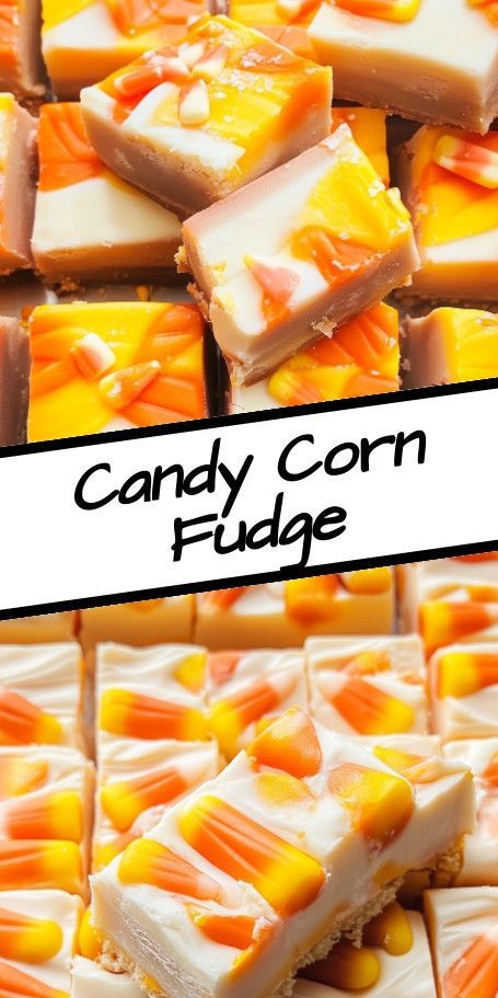 Delight your taste buds this Halloween with Candy Corn Fudge Delight! This easy-to-make recipe combines rich white chocolate and vibrant candy corn for a sweet, festive treat that's perfect for fall gatherings. Celebrate the season with this must-try dessert! #HalloweenTreats #EasyRecipes #FallDesserts Candy Corn Fudge Recipe, Homemade Bars, Halloween Food Treats, Savory Dinner, Candy Recipe, Fudge Recipe, Easy Treats, Homemade Candies, Festive Treats