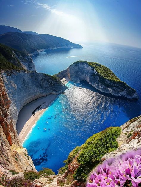 📍Navagio beach, Zakynthos, Greece🇬🇷 Navagio Beach, Zakynthos Greece, Europe Holidays, What A Beautiful World, Image Nature, Greek Islands, Holiday Destinations, Travel Advice, Holiday Travel