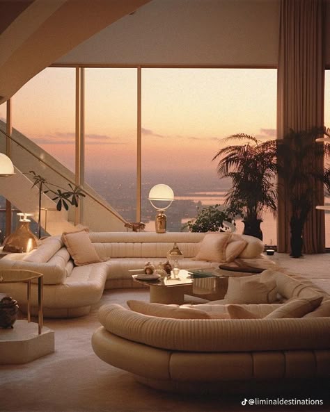 1980s Apartment, 80s Penthouse, 80s Apartment, 1980s Interior Design, Penthouse Aesthetic, 80s Luxury, 80s Miami, 1980s Interior, 90s Interior