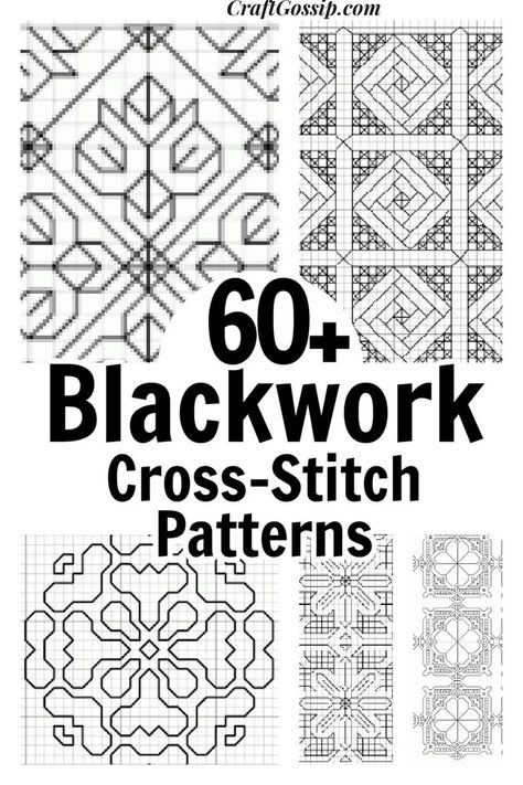 Blackwork Embroidery Designs, Cross Stitch Projects Ideas, Blackwork Embroidery Patterns, Holiday Cross Stitch Patterns, Blackwork Cross Stitch, Blackwork Designs, Free Cross Stitch Charts, Unique Cross Stitch, Cross Stitch Tutorial