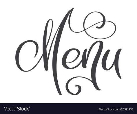 Menu Calligraphy, Background Calligraphy, Hand Drawn Lettering, Instagram Ideas Post, Web Blog, Banner Printing, Digital Planning, Facebook Image, Art Clipart