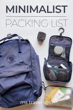 Minimalist Travel Packing, Minimal Packing, Minimalist Packing, Vacation Florida, Travel Capsule, Travel Capsule Wardrobe, Minimalist Travel, Travel Daypack, Suitcase Packing