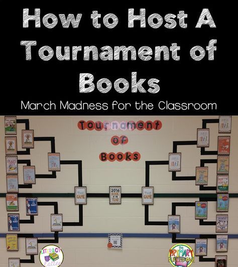 How to Host a Tournament of Books in the Primary Classroom with help from your iPads! Tournament Of Books, Battle Of The Books, Reading Incentives, Middle School Libraries, Reading Month, Elementary Library, Library Activities, 3rd Grade Reading, Library Lessons