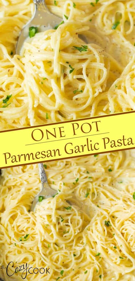 Parmesan Garlic Sauce, Dinner Recipe Healthy, Spaghetti Dishes, Garlic Parmesan Pasta, Recipe Healthy Dinner, Pasta Side Dishes, Pasta Sides, Diner Recept, Healthy Salmon