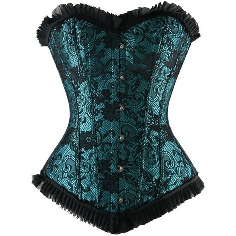 JustEmily Dark Green Overbust Corset with Black Floral Mesh Overlay ($26) ❤ liked on Polyvore featuring tops, corset, shirts, black floral top, shirts & tops, corset tops, floral top and floral print shirt Dark Green Corset, Spring Gothic Fitted Corset, Green And Black Corset, Luxury Green Corset With Corset Back, Luxury Green Corset, Green Corset Dress, Gothic Lace Corset With Corset Back, Fitted Gothic Green Corset, Kid Core Outfits