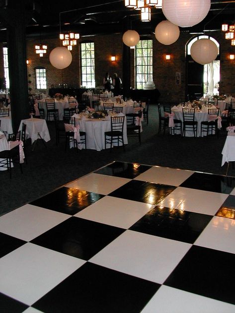 Temporary Dance Floor, Black White Dance Floor, Art Gallery Party, 23rd Birthday Party, Checkered Dance Floor, Checkered Flooring, Floor Parquet, White Dance Floor, Gallery Party