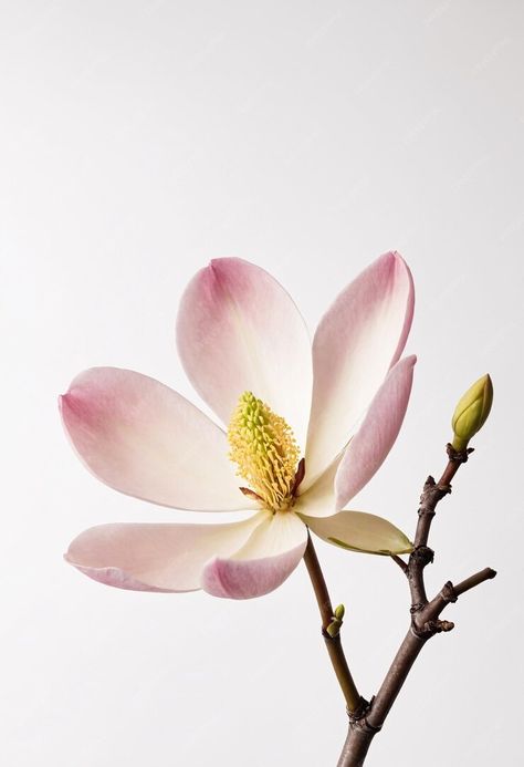 Premium Photo | Magnolia flower isolated on white background Watercolour Botanical, Tree Pictures, Tree Photos, Most Popular Flowers, Sip N Paint, Flower Tree, Magnolia Flower, Photo Tree, Color Pencil Drawing