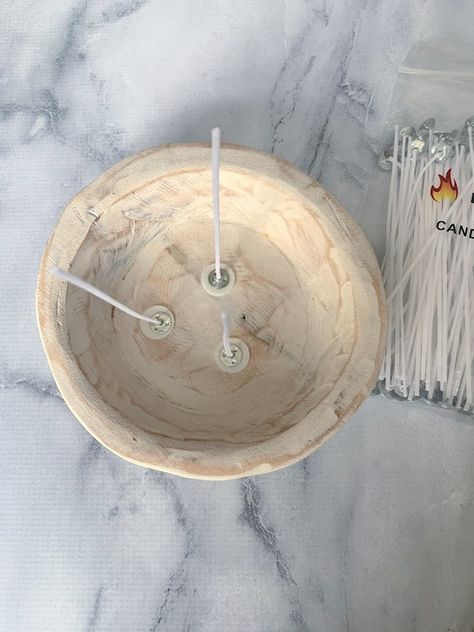 Make A Dough Bowl, Homemade Essential Oil Candles, Dog Crate End Table, Dough Bowl Centerpiece, Bendy Candles, Realtor Ideas, Self Care Night, Sister Crafts, Dog Candle