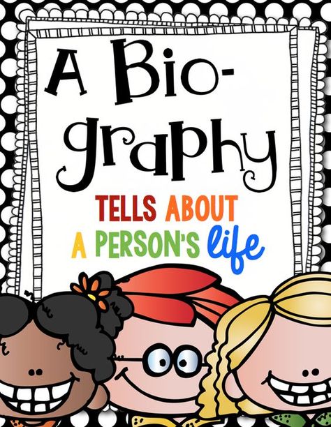 First Grade Blue Skies: Writing Biographies! {FREEBIE} Autobiography Anchor Chart, Writing Autobiography, Biographies Anchor Chart, Biography Ideas, Biography Graphic Organizer, Biography Activity, Data Projector, 1st Grade Ela, Biography Project