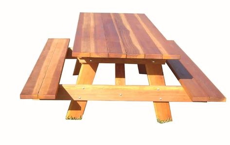 Diggory Rectangular Outdoor Dining Set Wood Picnic Table, Outdoor Picnic Table, Outdoor Meals, Camp Ground, Wood Lumber, Douglas Fir Wood, Diy Table Top, Small Woodworking Projects, Outdoor Picnic Tables