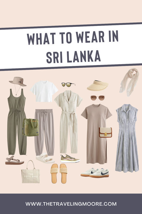 What to Wear in Sri Lanka: Summer Outfit Ideas Sri Lanka Outfit, Sri Lanka Vacation, Summer Outfit Guide, Light Dresses, Travel Attire, Outfit Photography, Women Traveling, Comfy Travel, Sri Lanka Travel