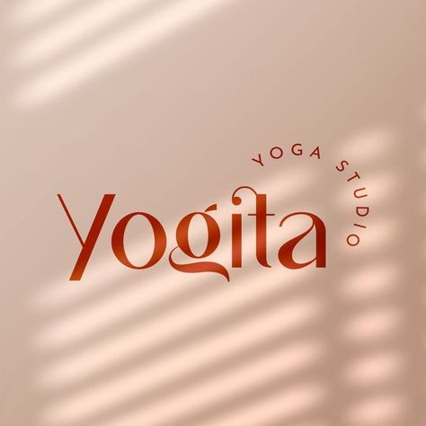 Yogita - Yoga studio #wash. Yoga Logos Ideas, Creative Studio Logo Design, Yoga Studio Logo Design, Yoga Font, Yoga Studio Branding, Yoga Branding Logo, Yoga Logo Design Inspiration, Yoga Graphic Design, Yoga Typography