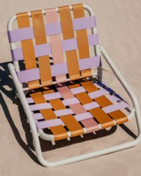 Beach Furniture, Lawn Chair, Beach Chair, Color Inspo, Beach Chairs, Outdoor Cushions, Sit Back, The Sand, Color Inspiration