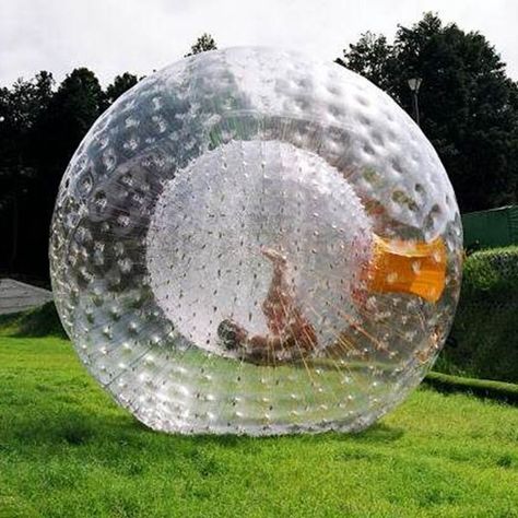 Zorb Ball Zorbing Human Hamster Ball Vano Inflatable Giant Sphereing ZorbingBallz.com Hamster Ball, Inflatable Ball, Bubble House, Ball Pump, Orange Logo, Inflatable Water Slide, Bounce House, Water Slides, Party Event