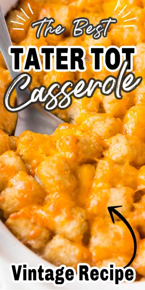 Tator Tot Recipe, Beef Tater Tot Casserole, Best Tater Tot Casserole, Cheesy Tater Tot Casserole, Mexican Tater Tot Casserole, Casserole Beef, Easy Tater Tot Casserole, Cheesy Tater Tots, Tater Tot Recipes