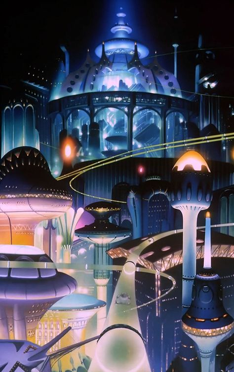 Astro Boy Aesthetic, Futurism Architecture, Astro City, Dark Deco, Futurism Art, 70s Sci Fi Art, Sci Fi City, Futuristic Aesthetic, Arte Punk