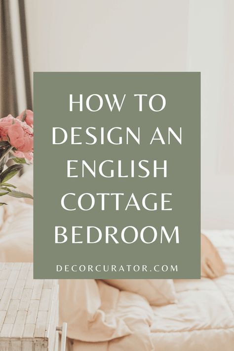 English Cottage Bedroom Design - Decor Curator English Bedroom Ideas, English Bedroom Classic, English Cottage Bedroom Ideas, Cottage Bedroom Design, English Cottage Style Bedroom, Old English Cottage Interiors, English Country Decor Bedroom, English Country Bedroom, French Cottage Bedroom