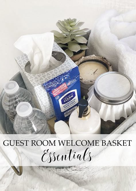 Guest Room Welcome Basket featuring Nice ‘n CLEAN Antibacterial Hand Wipes from @walmart #nicencleanwipes #whywipes #Pmedia #ad Guest Room Baskets, Guest Welcome Baskets, Guest Room Welcome, Guest Basket, Guest Room Essentials, Welcome Basket, Welcome Baskets, House Guests, Be My Guest