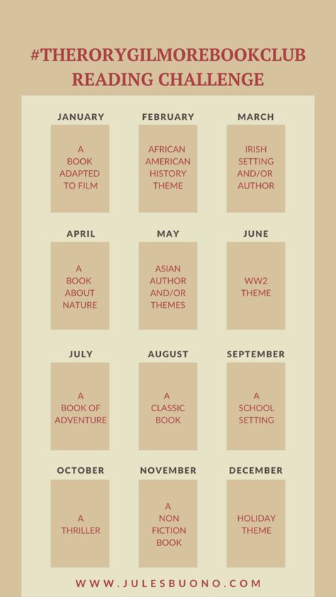 Fans of Gilmore Girls + books: This is the ultimate 2021 reading challenge for the Rory Gilmore book list with monthly prompts & a tracker. Monthly Book Challenge, Gilmore Book List, Monthly Reading Challenge, Rory Gilmore Reading List, Rory Gilmore Reading Challenge, Gilmore Girls Books, Rory Gilmore Reading, Rory Gilmore Books, Monthly Prompts