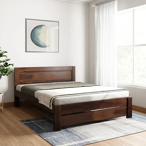 Wooden Bed Design Modern Simple, Latest Trends 2023, Modern Wooden Bed, Bed Designs With Storage, Simple Bed Designs, Beds For Small Spaces, Wood Bed Design, Modern Sofa Living Room, Wooden Bed Design