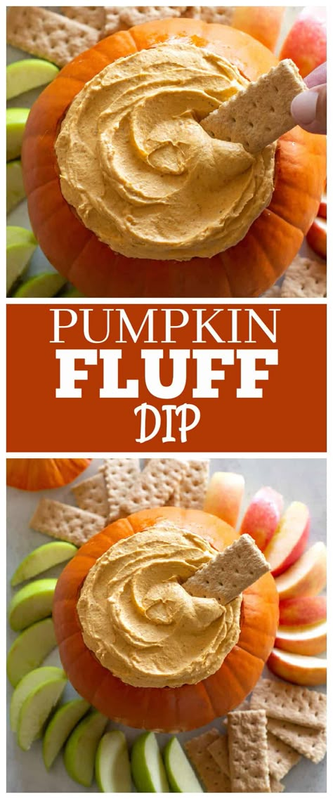 Pumpkin Fluff Dip is made from pumpkin, vanilla pudding, pumpkin pie spice, and whipped cream. #pumpkin #fluff #dip #fall #recipe Pumpkin Pie Cheesecake Dip, Thanksgiving Appetizer, Pumpkin Pie Cheesecake, Cheesecake Dip, Pie Cheesecake, Everything Pumpkin, Fall Foods, Pumpkin Everything, Recipes Thanksgiving