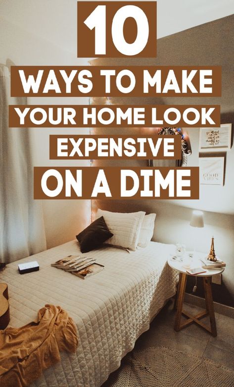 Decorating on a budget isn't always easy, but when you have some cheap home decor hacks and tips, things can become a lot simpler. #HomeDecorIdeas #HomeDecor #CuteHome Hacks And Tips, Decor Hacks, Home Decor Hacks, Look Expensive, Home Buying Tips, Household Decor, Home Upgrades, Elegant Home Decor, Easy Home Decor