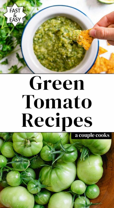 Got green tomatoes? Here are all the best green tomato recipes for how to use this tart and tasty bright green vegetable (er...fruit). #greentomato #greentomatoes #greentomatorecipes #plantbased #vegan #vegetarian Vegan Green Tomato Recipes, How To Use Green Tomatoes, Green Cherry Tomatoes What To Do With, Green Cherry Tomatoes Recipes, What To Do With Green Cherry Tomatoes, Green Cherry Tomato Recipes, Green Cherry Tomatoes, Tomato Toast Recipe, Green Tomato Pie